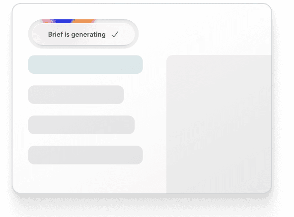 Brief is generating